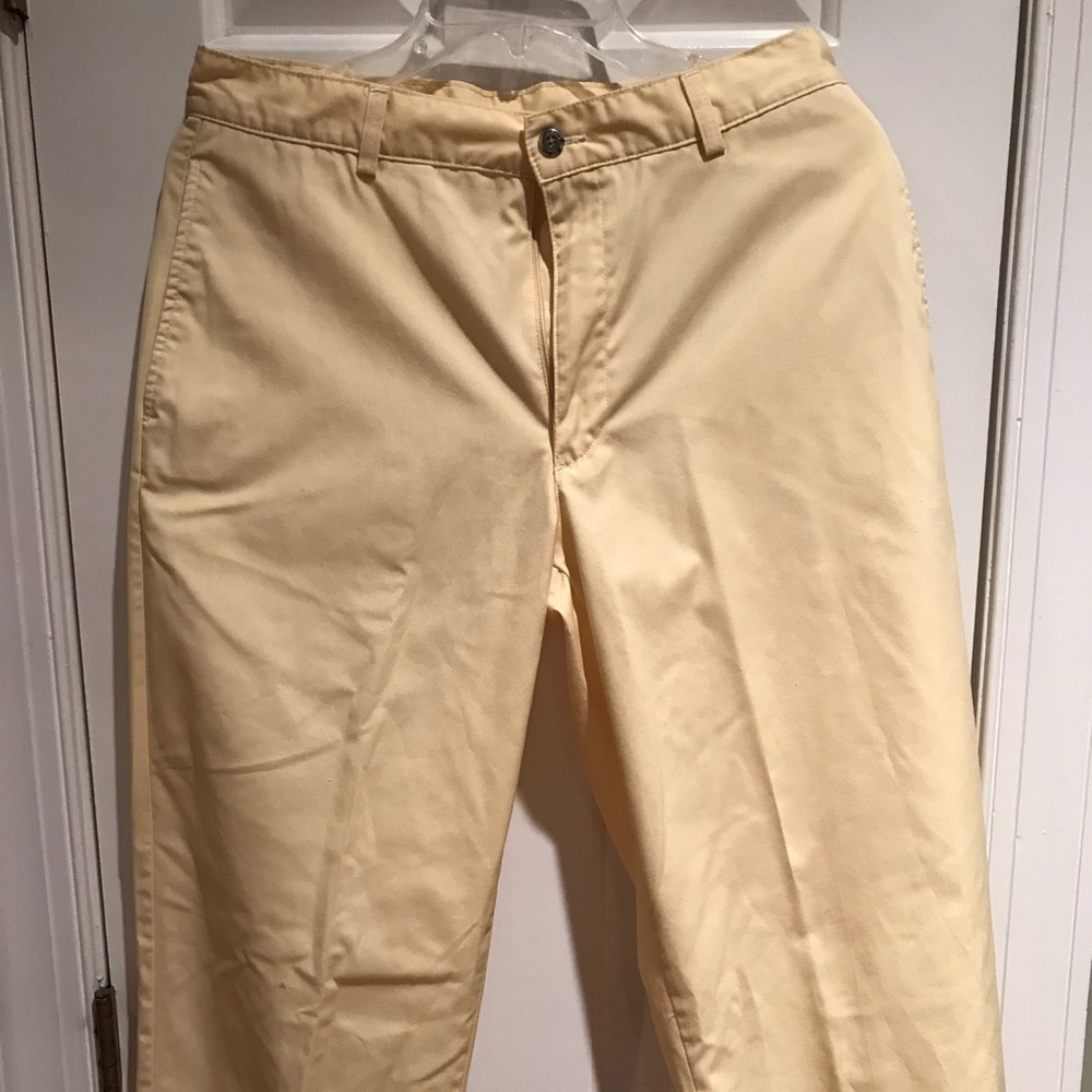 GUC LLBean yellow dress pants